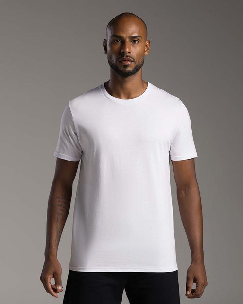 Camiseta Masculina Gola Redonda Tecnológica Impermeável - BASICAMENTE