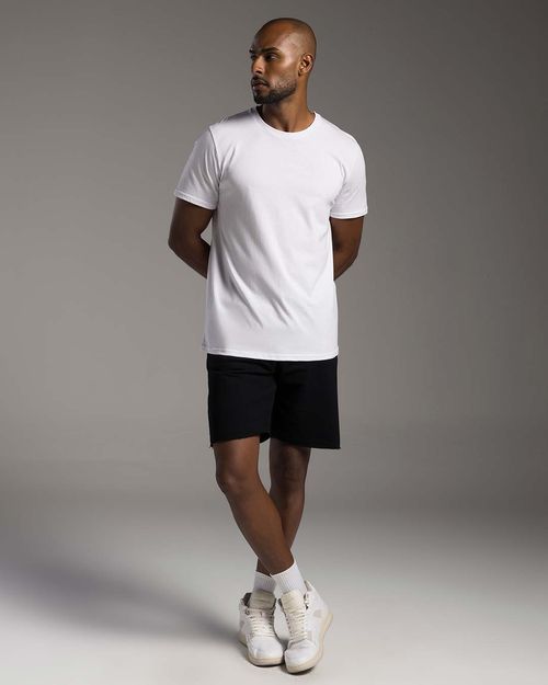 Camiseta Masculina Gola Redonda Tecnológica Impermeável - BASICAMENTE