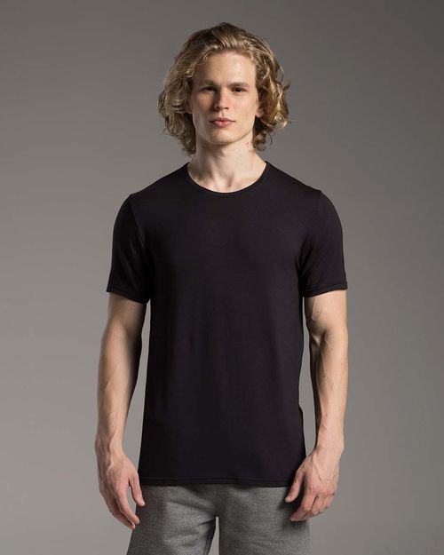 Camiseta Masculina Gola Redonda Tecnológica Modal - BASICAMENTE