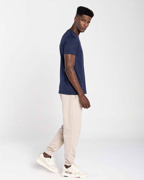 Camiseta Masculina Gola Redonda Tecnológica Anti Odor Em Algodão - BASICAMENTE