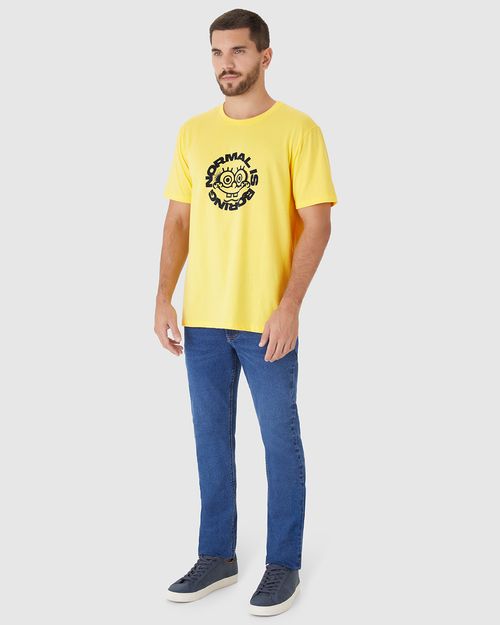Camiseta Masculina Normal Is Boring Bob Esponja Em Algodão