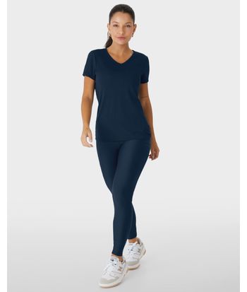 Blusa Slim Feminina Estampa Sport Club Em Malha Dry E Proteção UV50+ - ENFIM