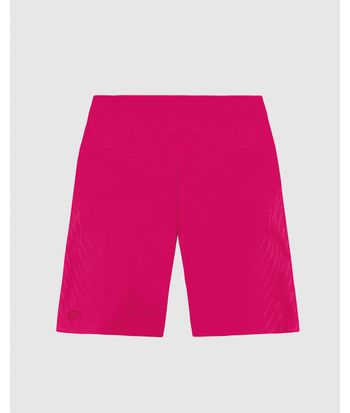 Shorts Justo Feminino Estampa Lateral Em Malha Dry E Proteção UV50+ - ENFIM