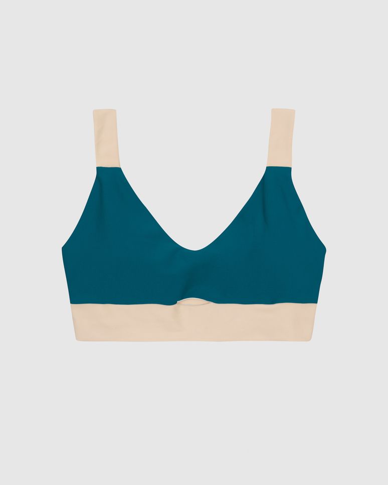 Top Regata Esportivo Decote V Em Malha Dry E Proteção UV50+ - ENFIM