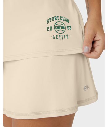 Blusa Slim Feminina Estampa Sport Club Em Malha Dry E Proteção UV50+ - ENFIM