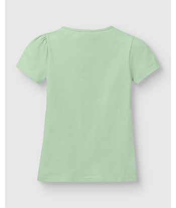 Blusa Menina Bordado No Peitoral Em Malha De Algodão - Carinhoso