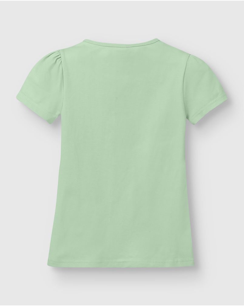Blusa Menina Bordado No Peitoral Em Malha De Algodão - Carinhoso