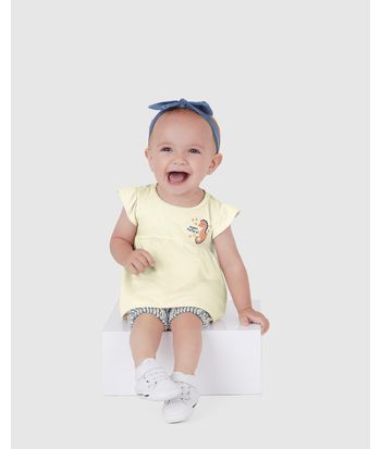 Conjunto Infantil Menina Super Fofura! Com Shorts Balonê Malwee Kids
