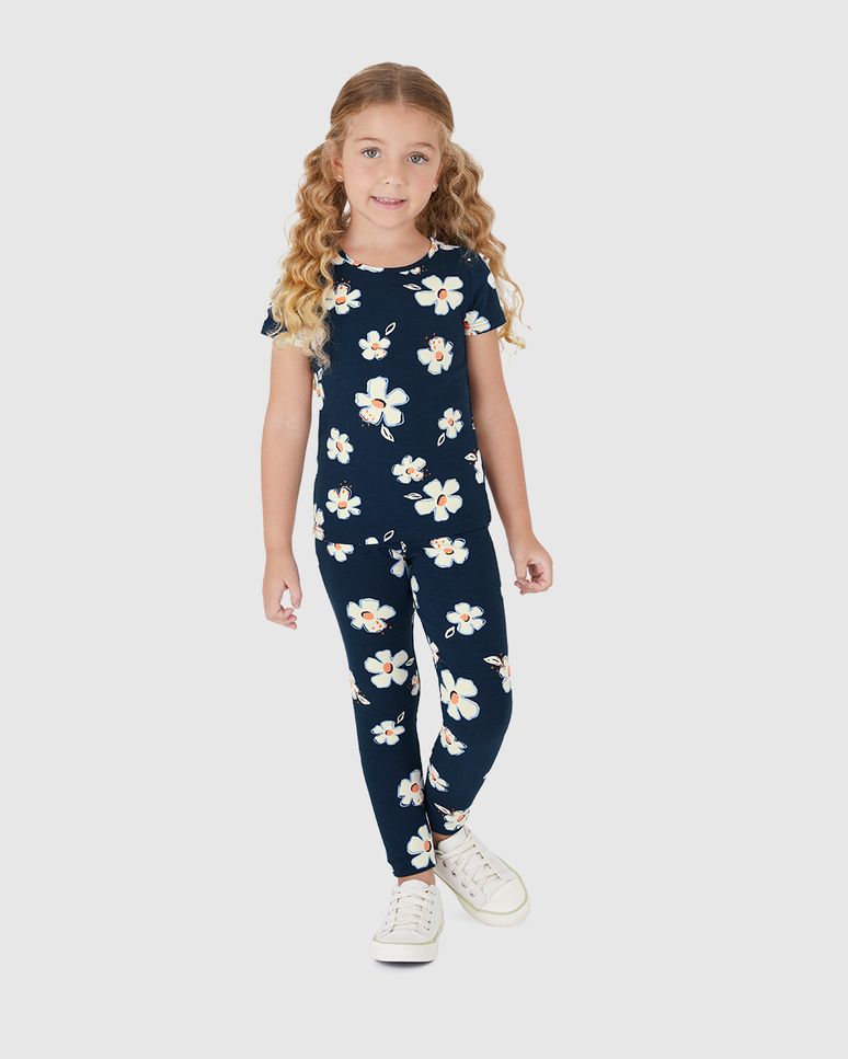 Blusa Infantil Menina Estampada Em Algodão Malwee Kids