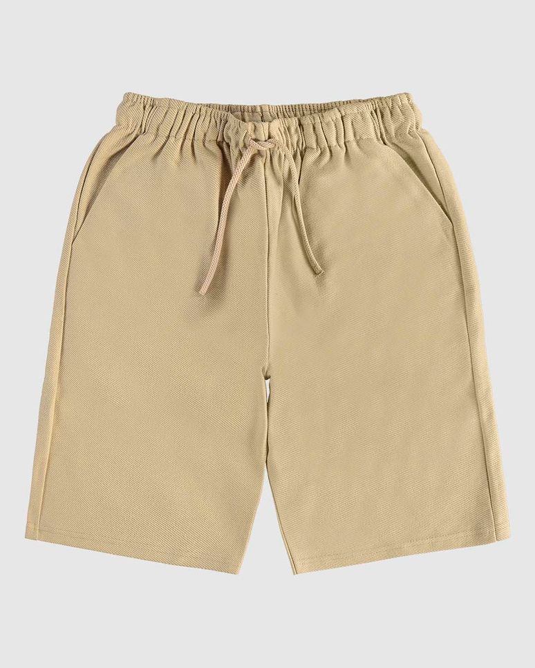 Bermuda Menino Comfort Em Moletom Sarjado Malwee Kids