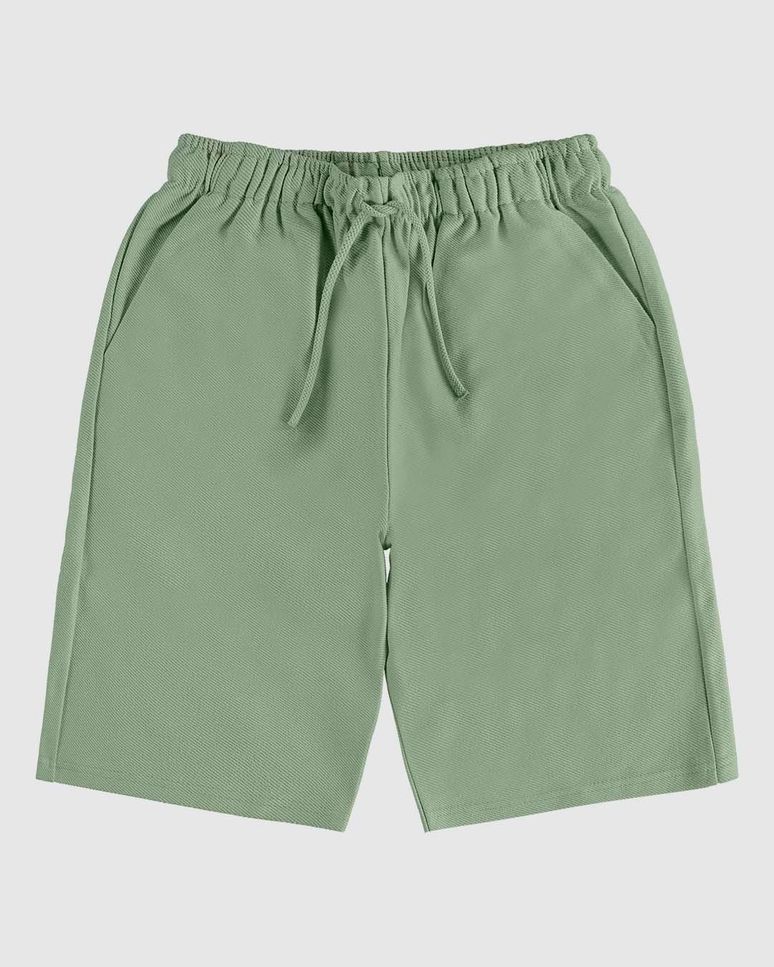 Bermuda Menino Comfort Em Moletom Sarjado Malwee Kids