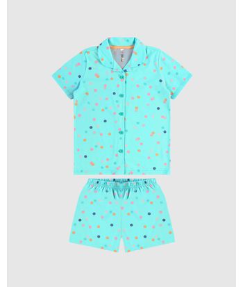 Pijama Infantil Menina Americano Estampado Em Algodão Malwee Kids