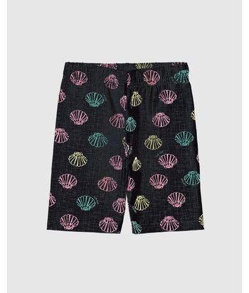 Bermuda Infantil Menina Estampada Em Algodão Malwee Kids
