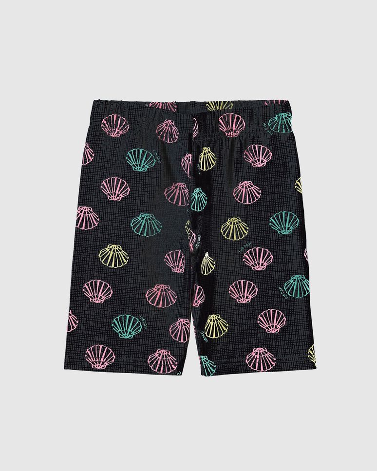 Bermuda Infantil Menina Estampada Em Algodão Malwee Kids