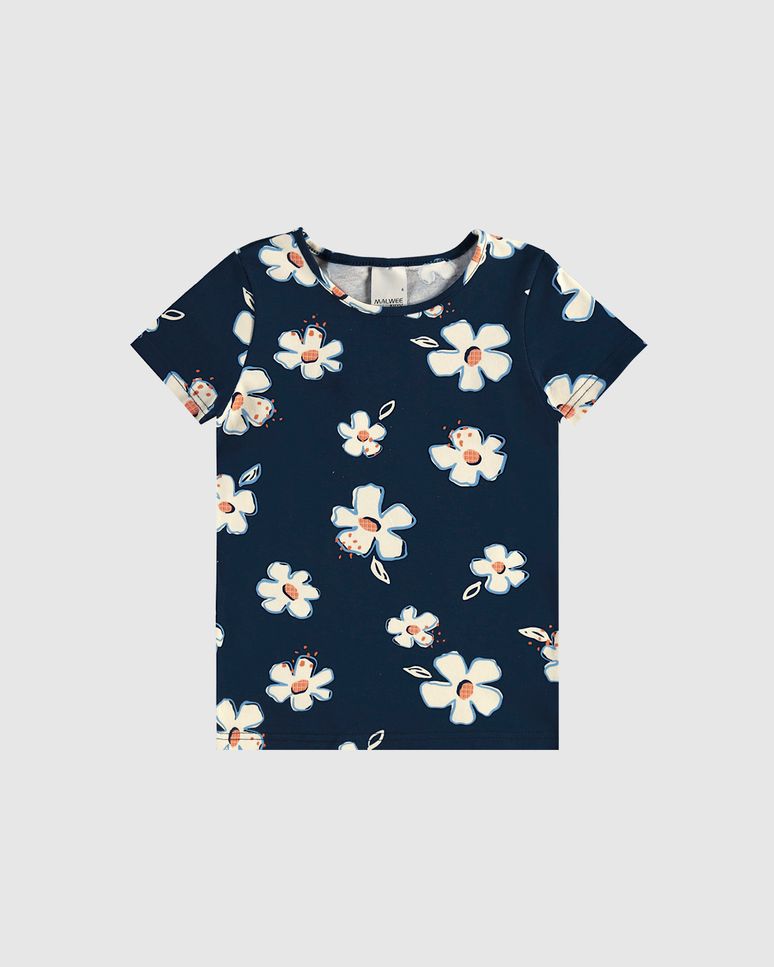 Blusa Infantil Menina Estampada Em Algodão Malwee Kids