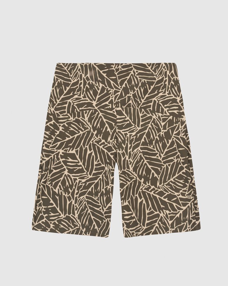 Shorts Feminino Estampado Bolso Costas Em Malha Dry E Proteção UV50+ - ENFIM