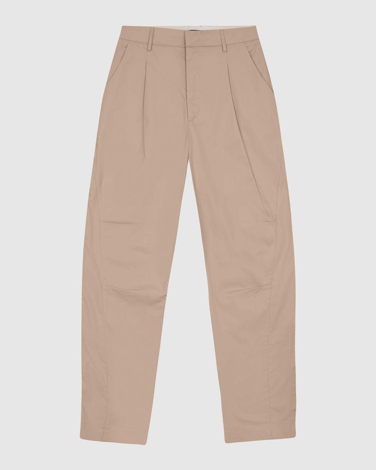 Calça Feminina Alfaiataria Pregas Em Tecido Peletizado - ENFIM