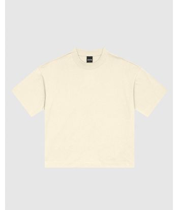 Camiseta Ampla Feminina Gola Textura Ribana Em Algodão - ENFIM