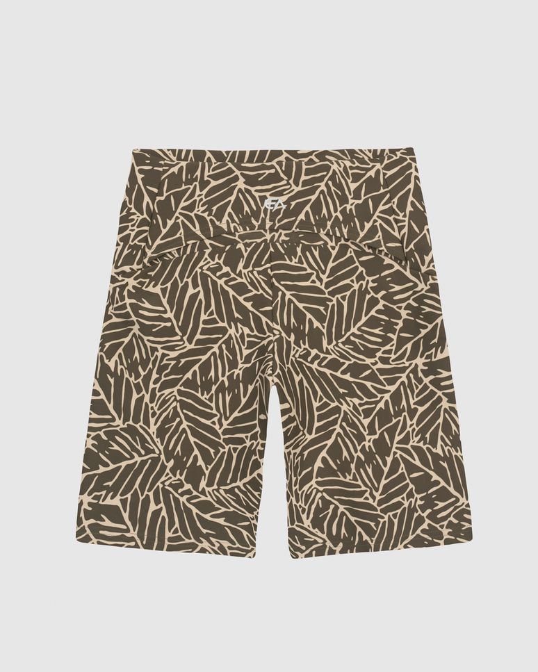 Shorts Feminino Estampado Bolso Costas Em Malha Dry E Proteção UV50+ - ENFIM