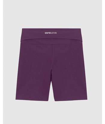 Shorts Justo Feminino Bolso Costas Em Malha Dry - ENFIM