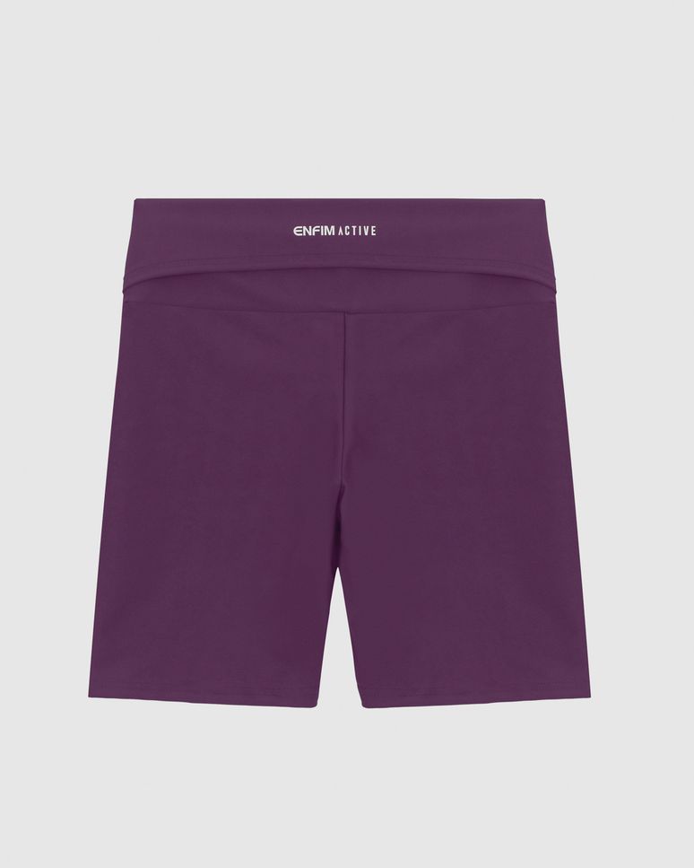 Shorts Justo Feminino Bolso Costas Em Malha Dry - ENFIM