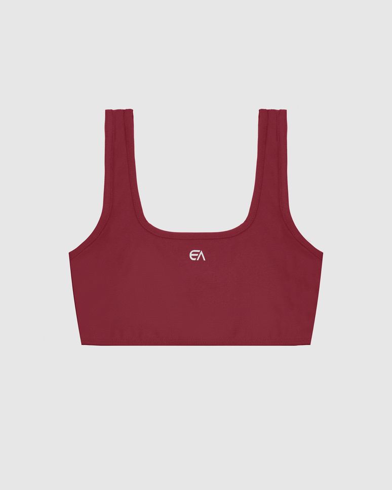 Top Esportivo Decote Quadrado Em Malha Com Proteção UV50+ - ENFIM