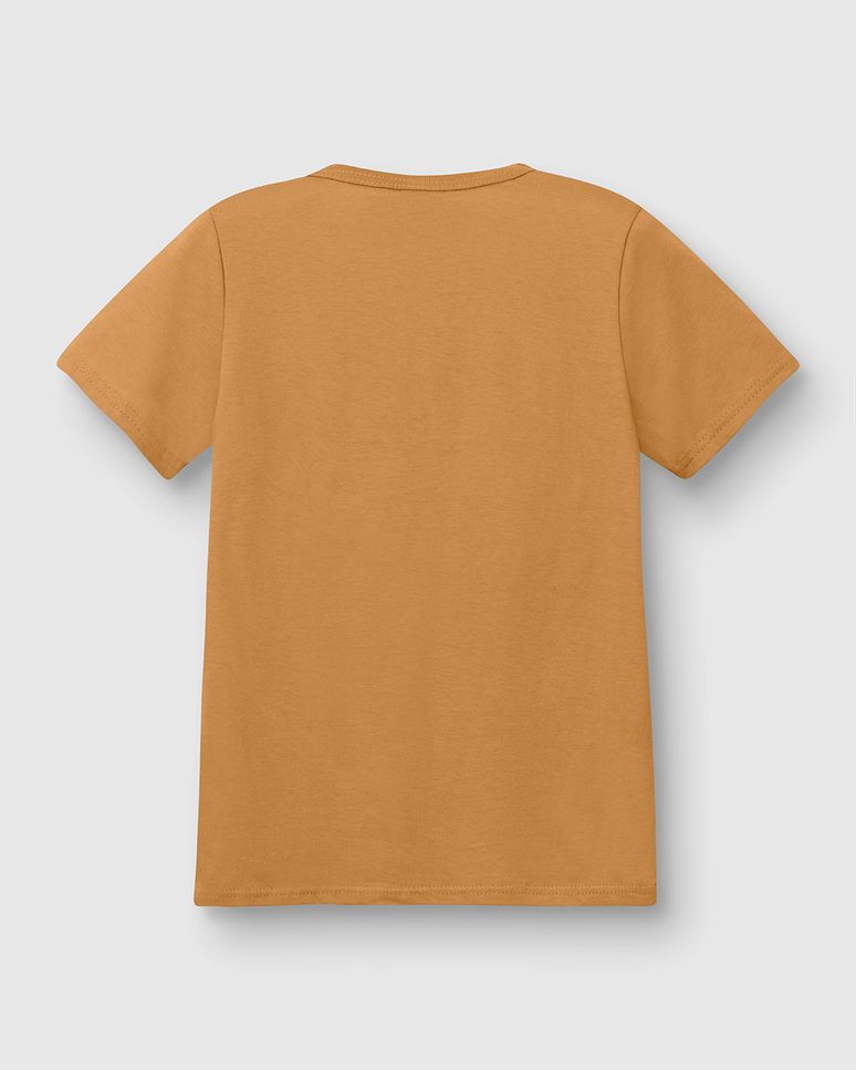 Camiseta Menino Botão No Peitoral Em Algodão Carinhoso