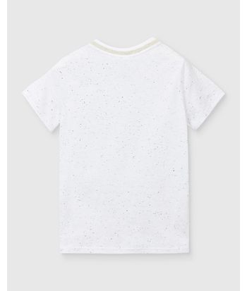 Camiseta Menino Gola Retilínea Em Malha Botonê - Carinhoso