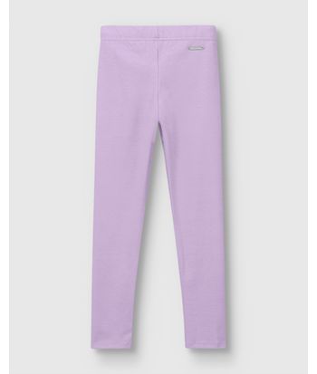 Calça Menina Legging Com Glitter Em Algodão - Carinhoso