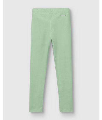 Calça Menina Legging Com Glitter Em Algodão - Carinhoso