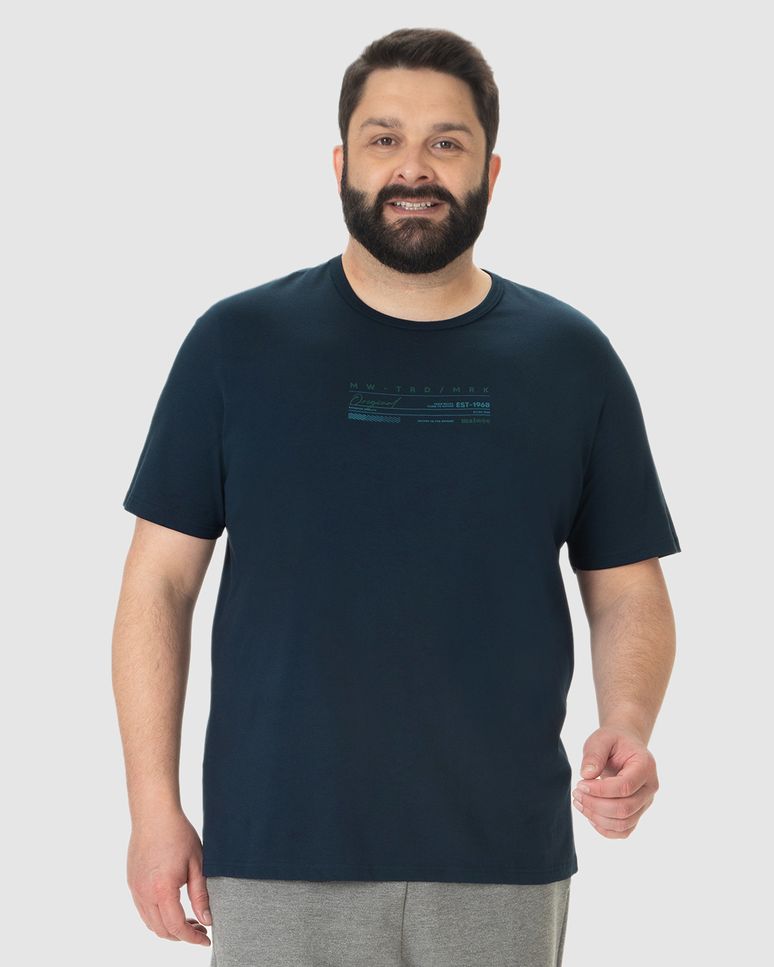 Camiseta Masculina Plus Size Return To The Origins Em Algodão