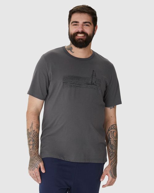Camiseta Masculina Plus Size Tropical Collection Em Algodão