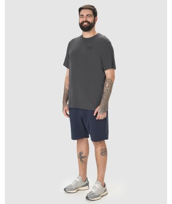 Camiseta Masculina Plus Size Believe In The Future Em Malha Texturizada
