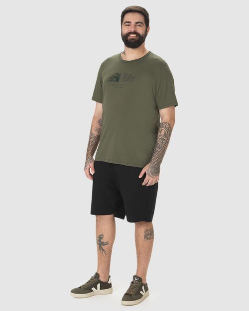 Camiseta Masculina Plus Size From Brazil Atlantic Forest Em Algodão