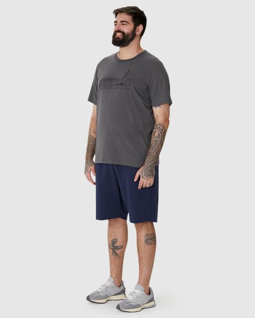 Camiseta Masculina Plus Size Tropical Collection Em Algodão