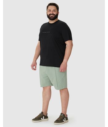 Camiseta Masculina Plus Size Estampa Alto Relevo Simplify Em Algodão