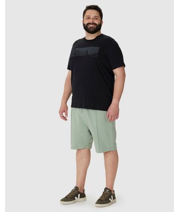 Camiseta Masculina Plus Size Estampa Serra Dos Orgãos RJ Em Algodão