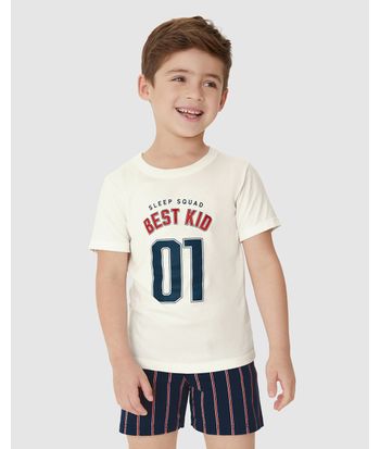 Pijama Infantil Menino Sleep Squad Best Kid Em Algodão Malwee Kids