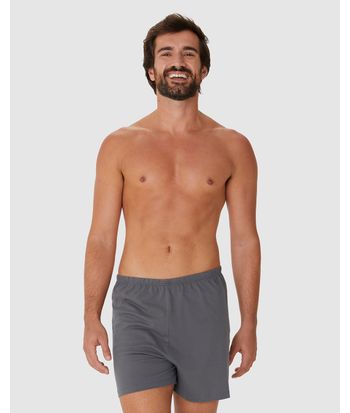 Shorts Masculino De Pijama Cós Elástico Em Algodão