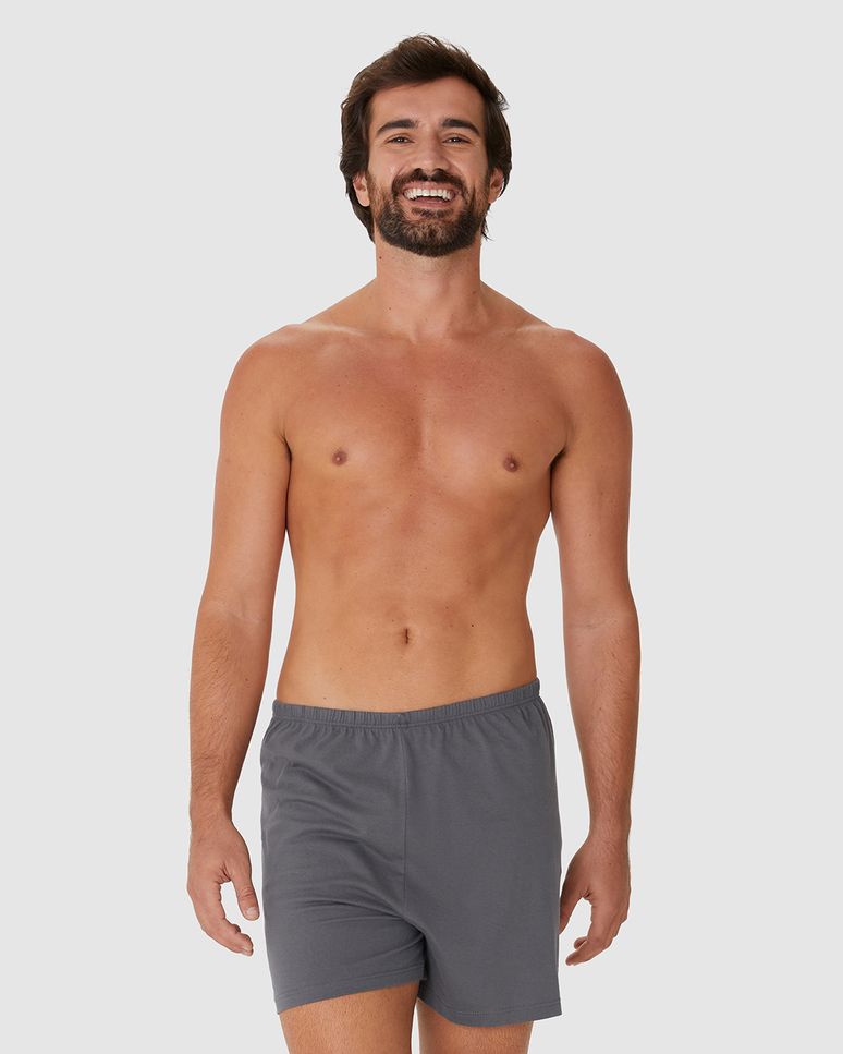 Shorts Masculino De Pijama Cós Elástico Em Algodão