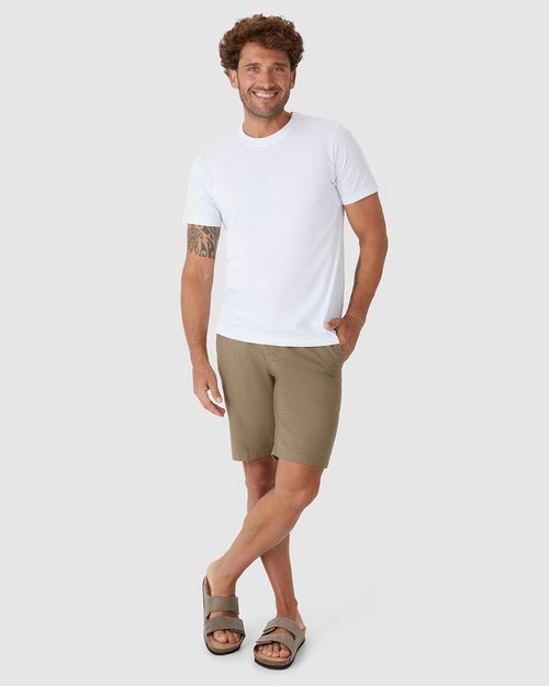 Shorts Masculino Chino Em Sarja Texturizada