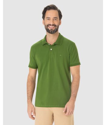 Camisa Polo Básica Masculina Regular Em Algodão