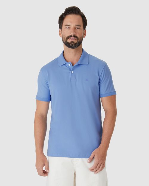 Camisa Polo Básica Masculina Regular Em Algodão