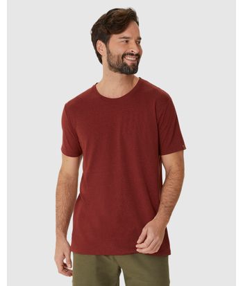 Camiseta Movimento Masculina Decote Redondo Em Malha Anti Odor