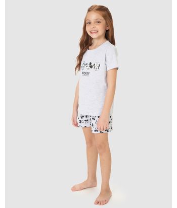 Pijama Infantil Menina Mickey And Friends Em Algodão Malwee Kids