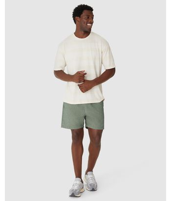 Bermuda Masculina Comfort Cadarço Frontal Em Tecido Eco