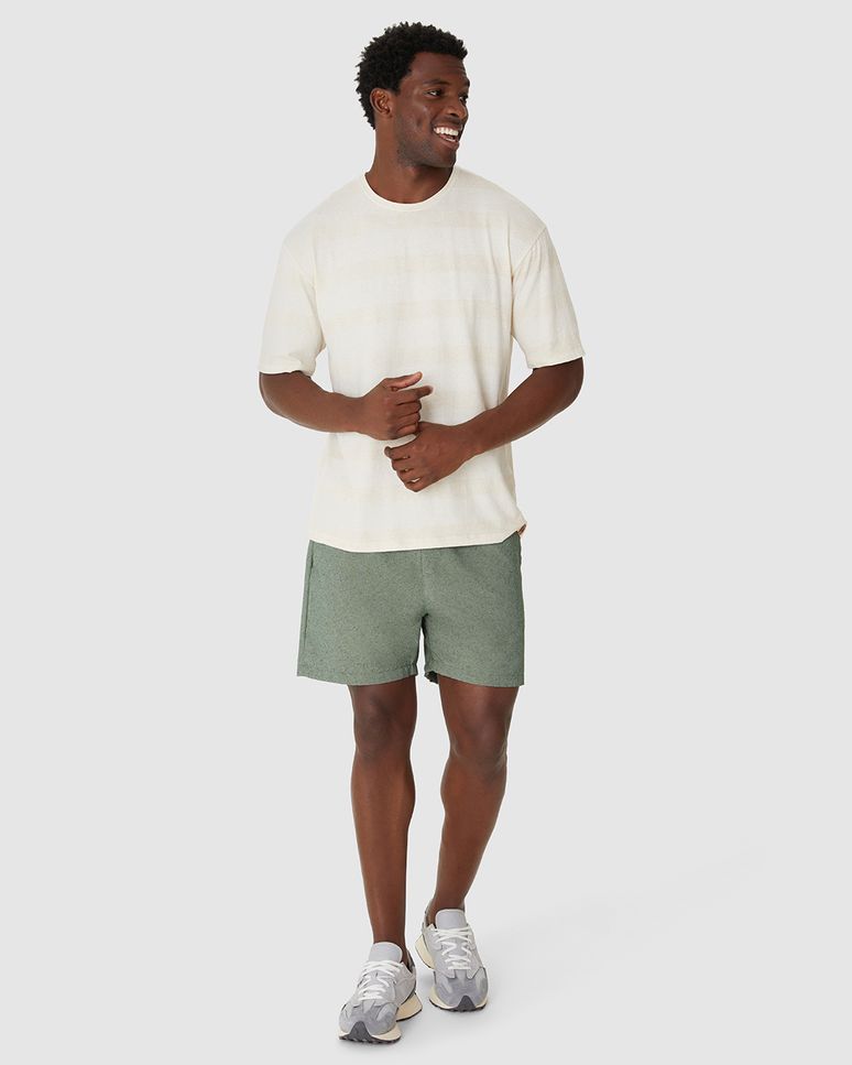 Bermuda Masculina Comfort Cadarço Frontal Em Tecido Eco