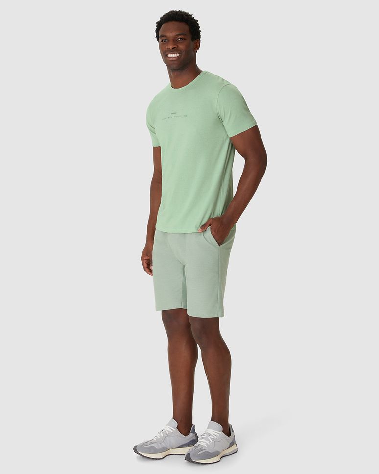 Camiseta Masculina Estampa Frontal E Costas Em Malha Linho