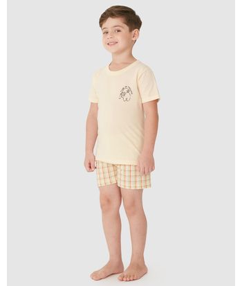 Pijama Infantil Menino Clube Da Preguiça Em Algodão Malwee Kids