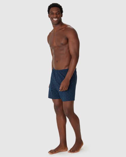 Shorts Masculino De Pijama Cós Elástico Em Algodão